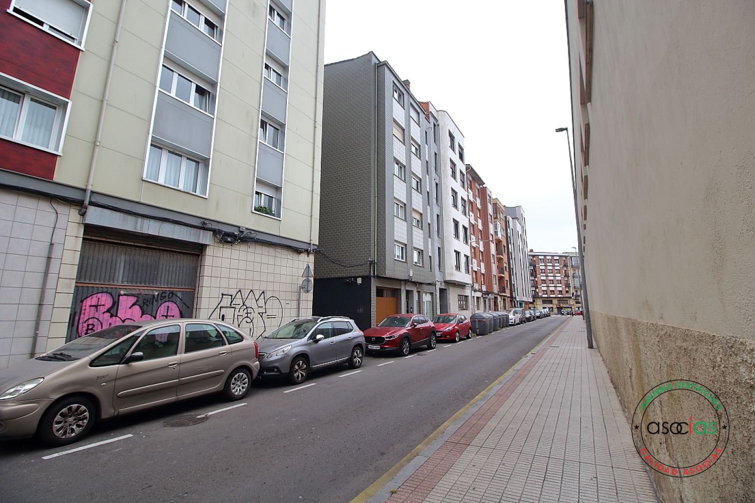 Vista exterior de Piso en venta en Gijón 