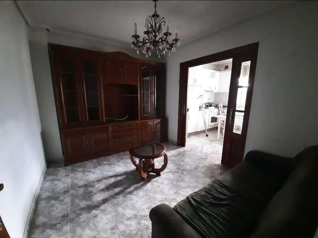 Sala de estar de Piso en venta en Ponferrada con Terraza, Trastero y Amueblado