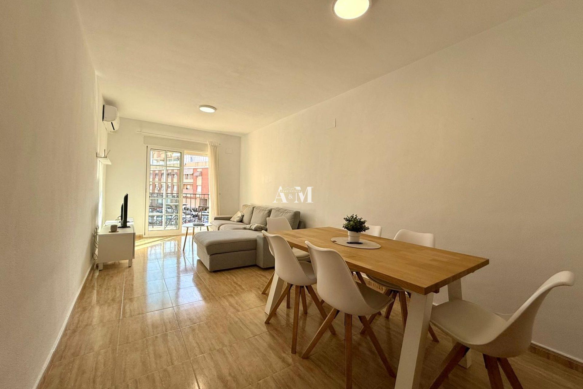 Living room of Flat to rent in Pilar de la Horadada  with Air Conditioner, Heating and Terrace