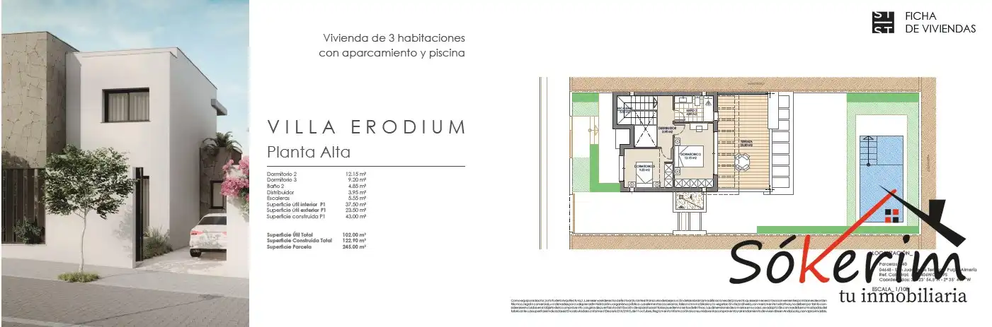 Haus mit Pool zum Verkauf in San Juan de los Terreros, imagen 26