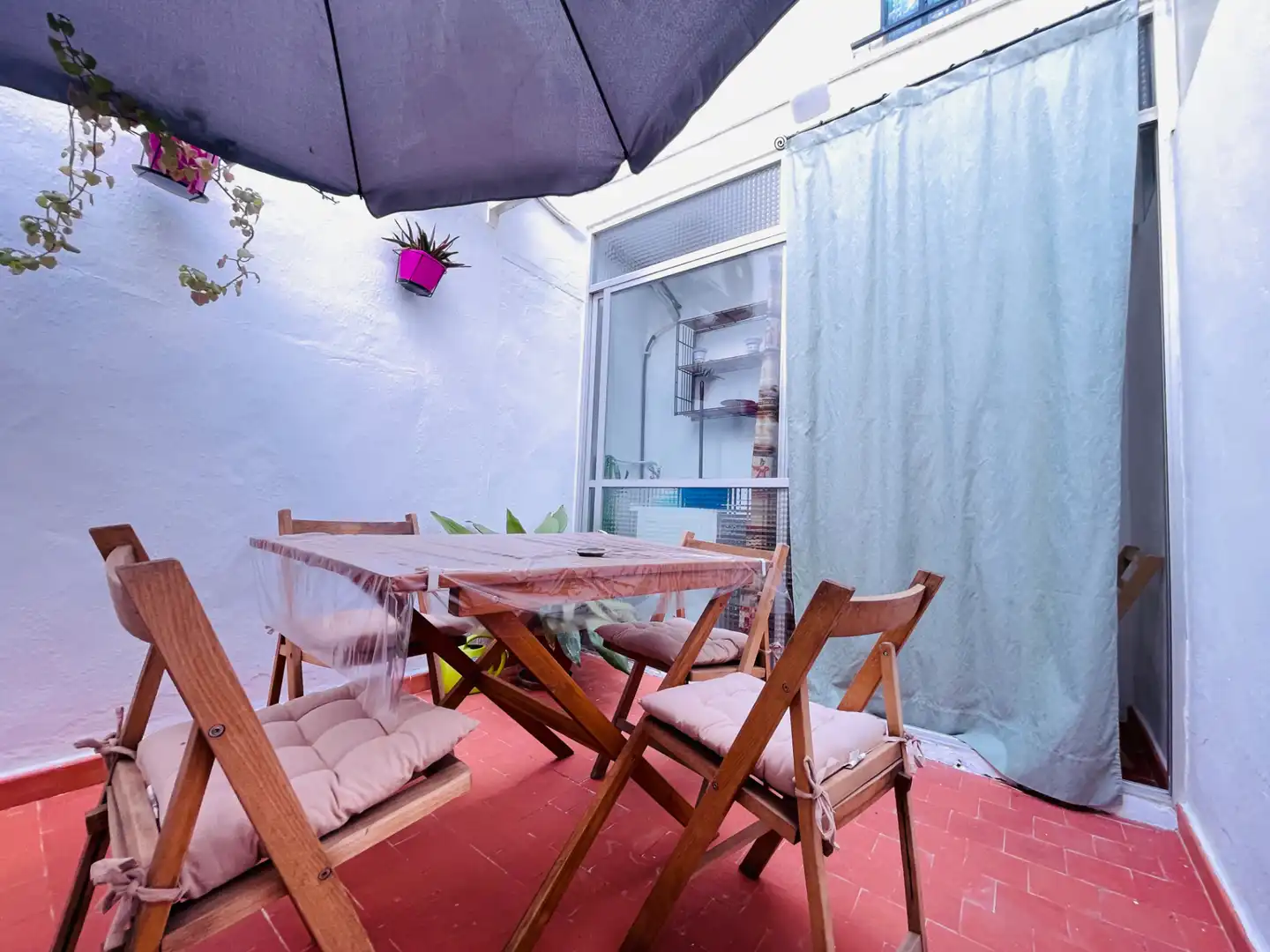 Terrace of Flat for sale in La Guardia  with Air Conditioner, Heating and Furnished
