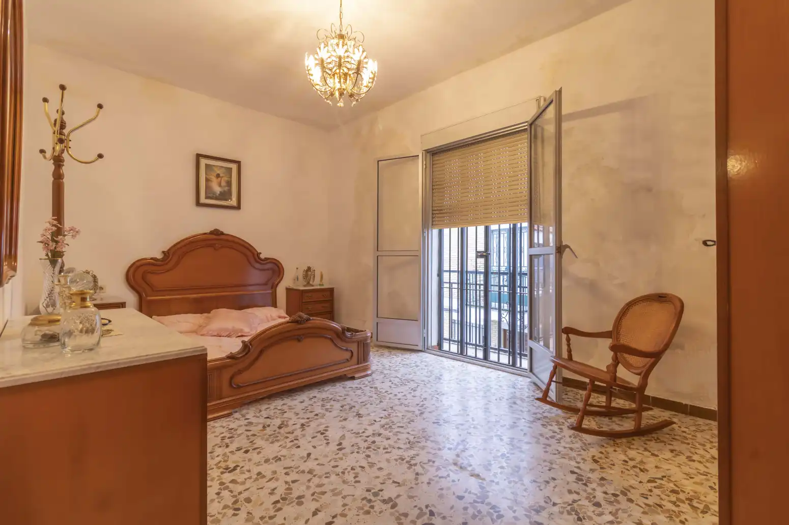 Schlafzimmer von Einfamilien-Reihenhaus zum Verkauf in Brenes mit Terrasse, Möbliert und Balkon