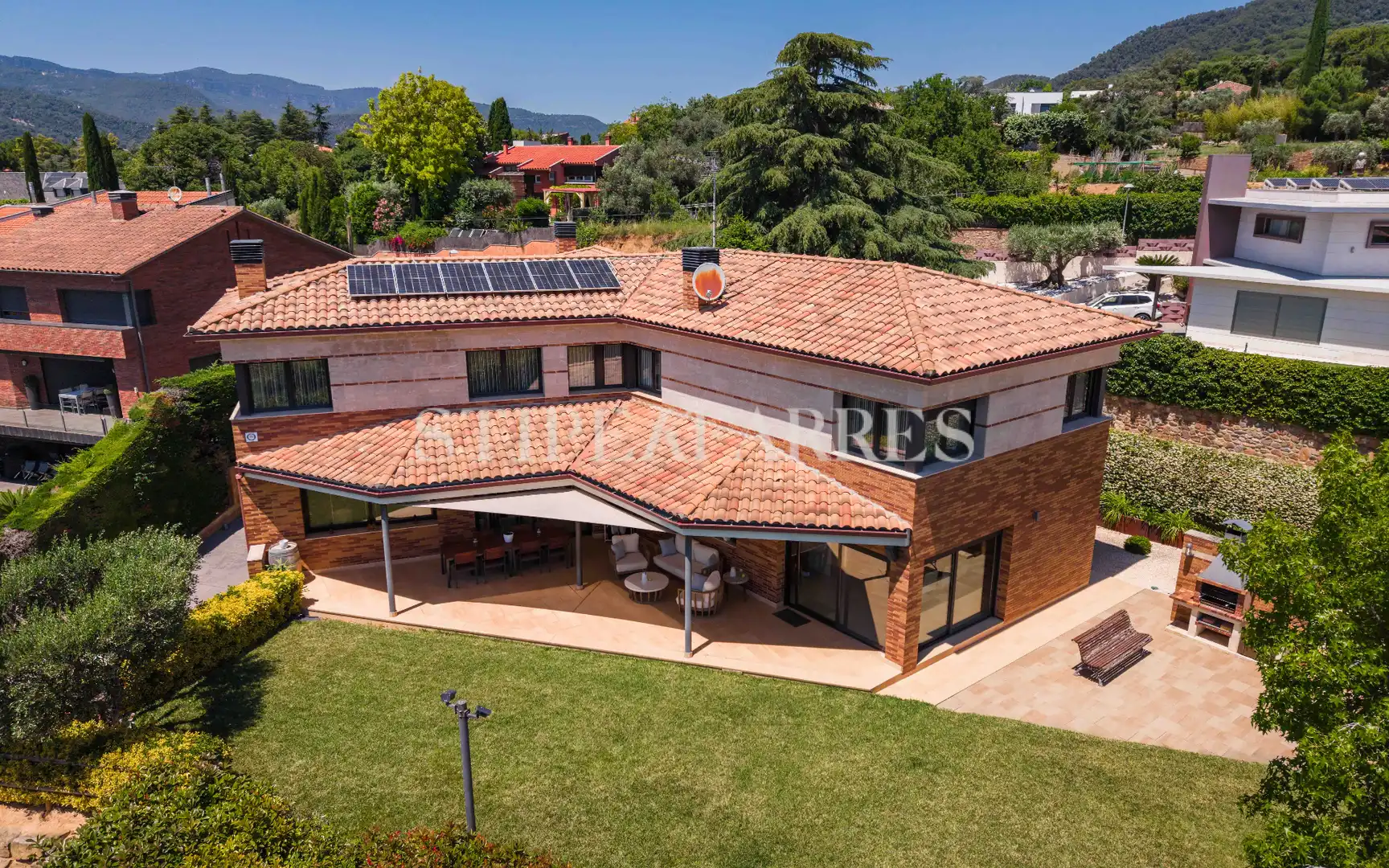 Vista exterior de Casa o chalet en venta en La Garriga con Aire acondicionado, Calefacción y Jardín privado