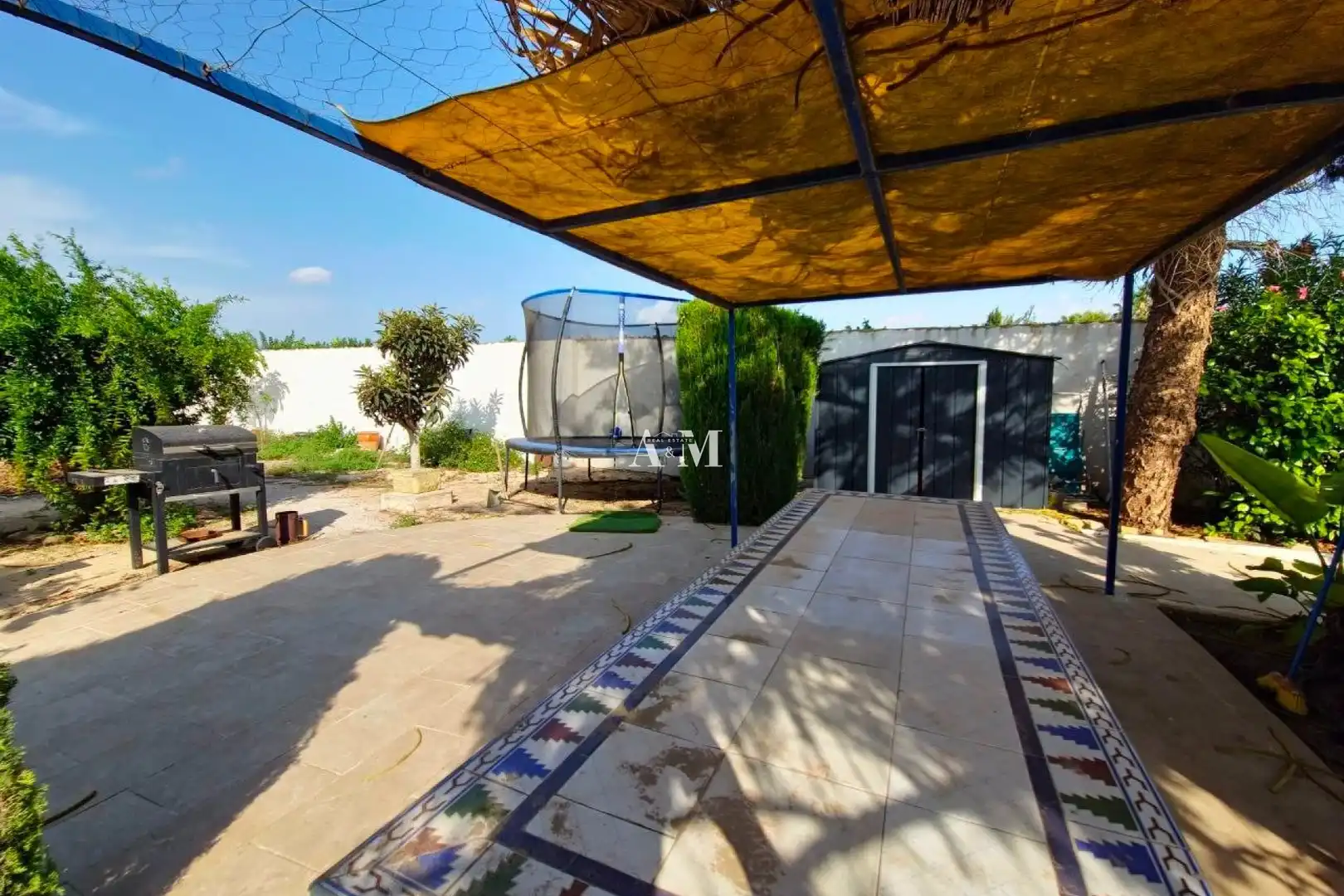 Jardí de Casa adosada de lloguer en Los Montesinos amb Aire condicionat, Calefacció i Jardí privat