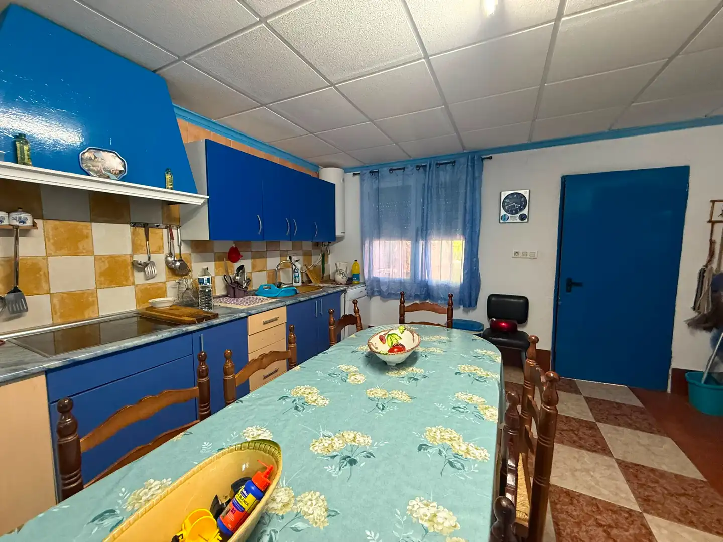 Cocina de Casa o chalet en venta en Argamasilla de Alba con Jardín privado, Terraza y Piscina