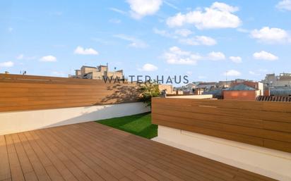 Terrace of Attic for sale in  Barcelona Capital  with Air Conditioner, Heating and Parquet flooring