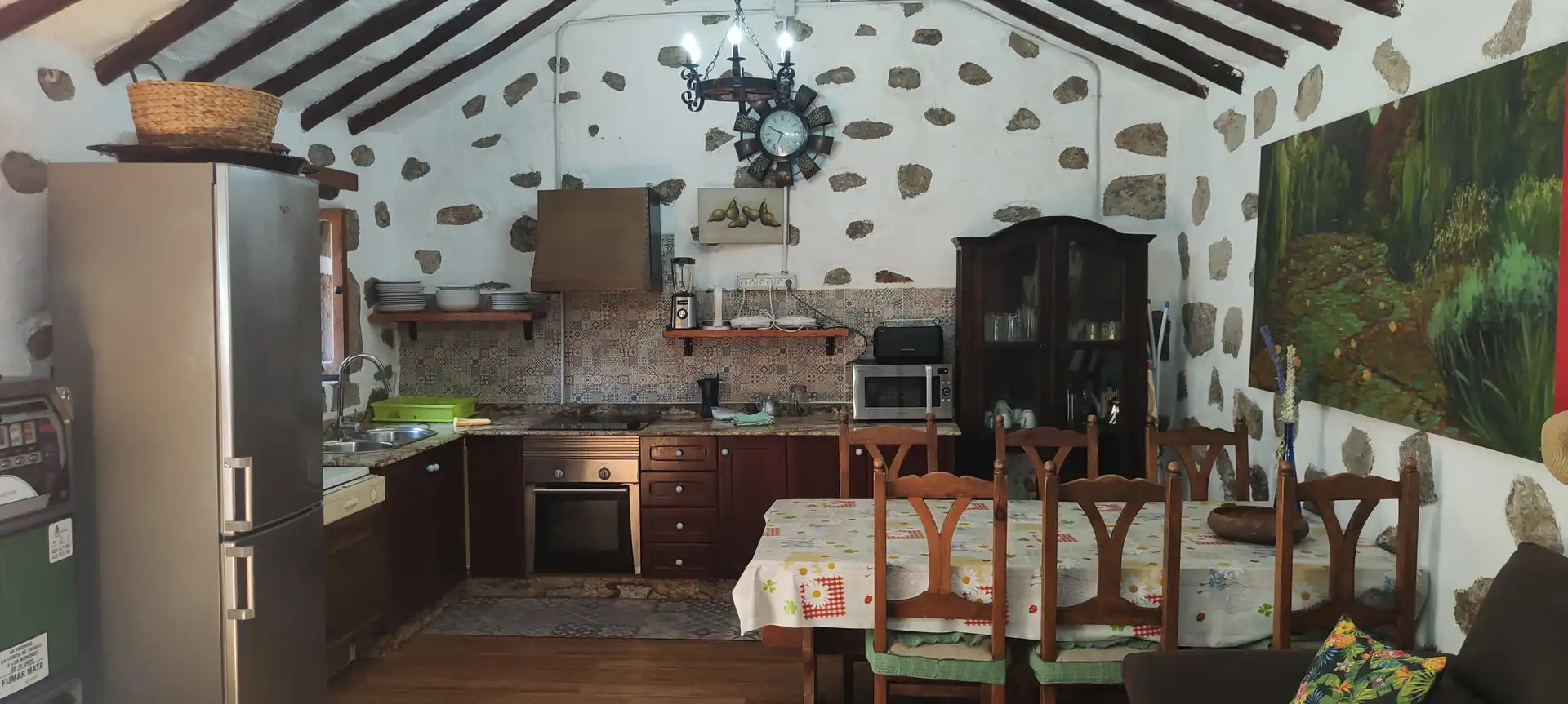 Cocina de Finca rústica en venta en Agüimes con Amueblado, Horno y TV