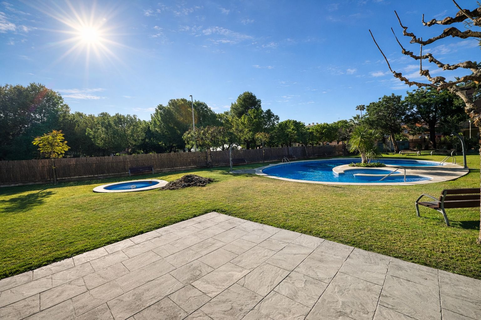 Swimming pool of Apartment for sale in Cubelles  with Heating, Terrace and Storage room