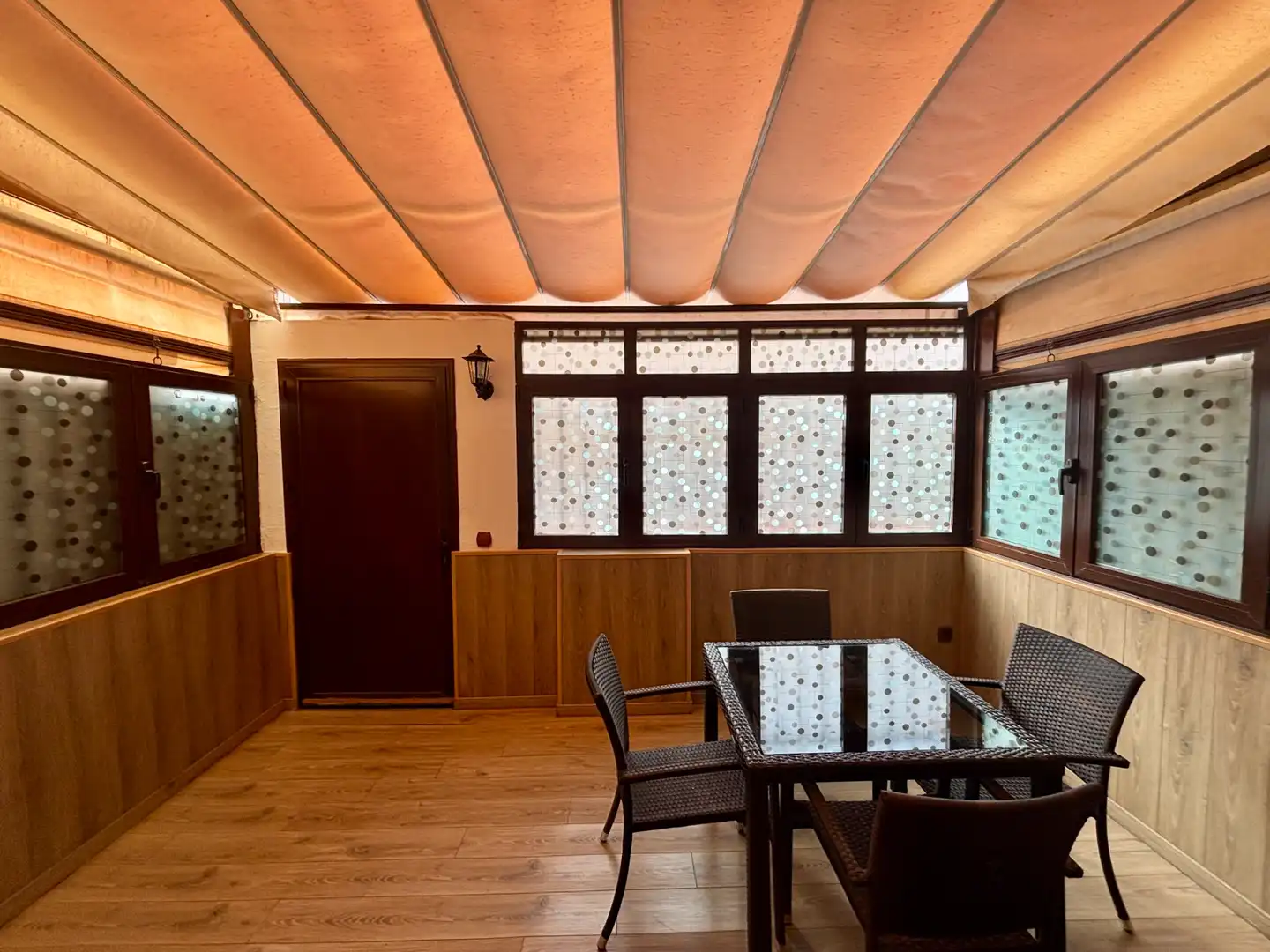 Terrasse von Einfamilien-Reihenhaus zur Miete in Mijas mit Klimaanlage, Heizung und Möbliert