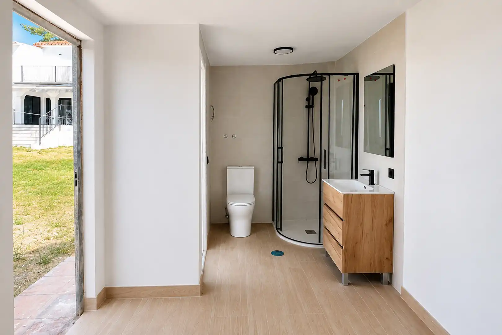 Badezimmer von Haus oder Chalet zum Verkauf in Mijas mit Heizung, Privatgarten und Terrasse
