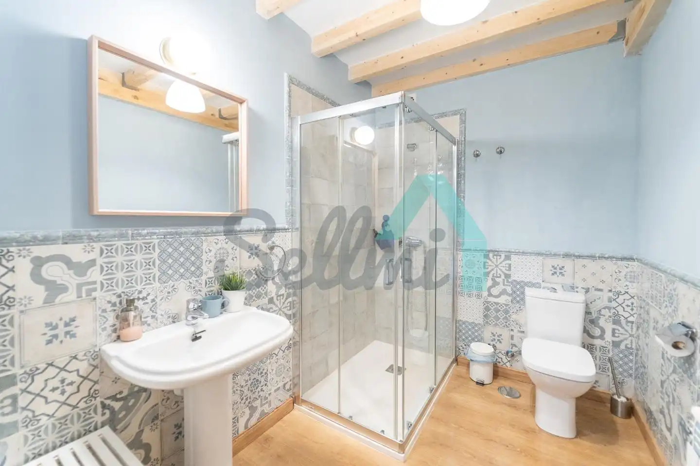 Baño de Casa adosada en venta en Ribadeo con Calefacción, Jardín privado y Terraza