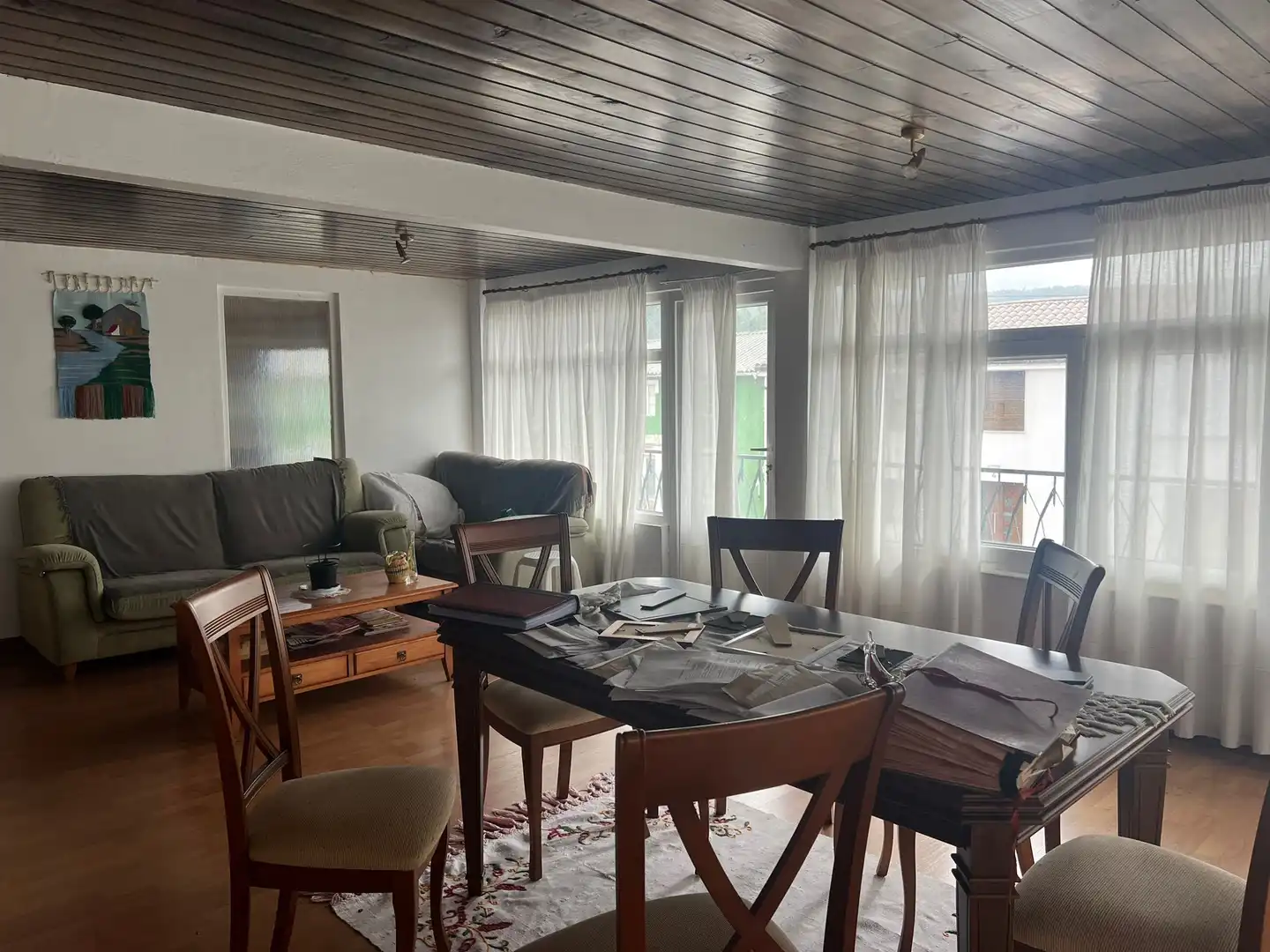 Esszimmer von Geschaftsraum zum Verkauf in Narón mit Heizung, Terrasse und Möbliert