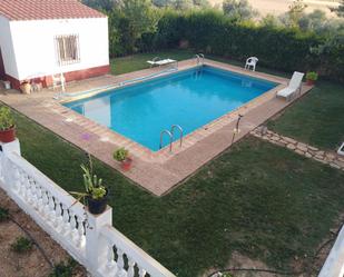 Swimming pool of House or chalet for sale in Manzanares  with Air Conditioner and Swimming Pool