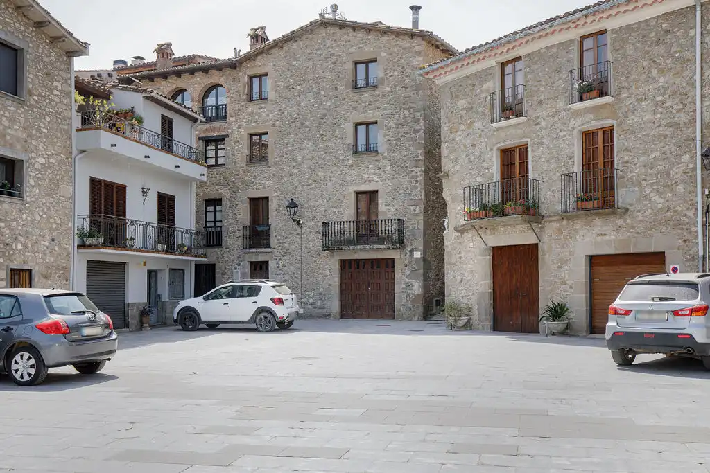 Vista exterior de Dúplex en venta en Mieres (Girona) con Calefacción