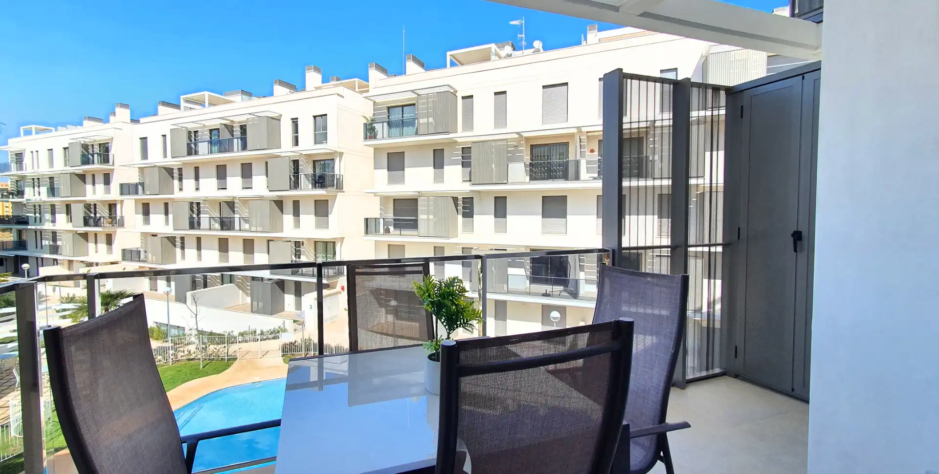Terrace of Apartments for rent in Dénia  with Air Conditioner, Heating and Terrace