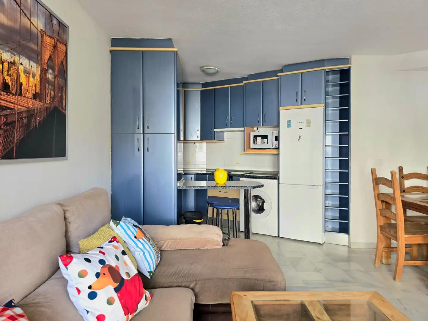 Cuina de Apartament de lloguer en Estepona Pueblo
