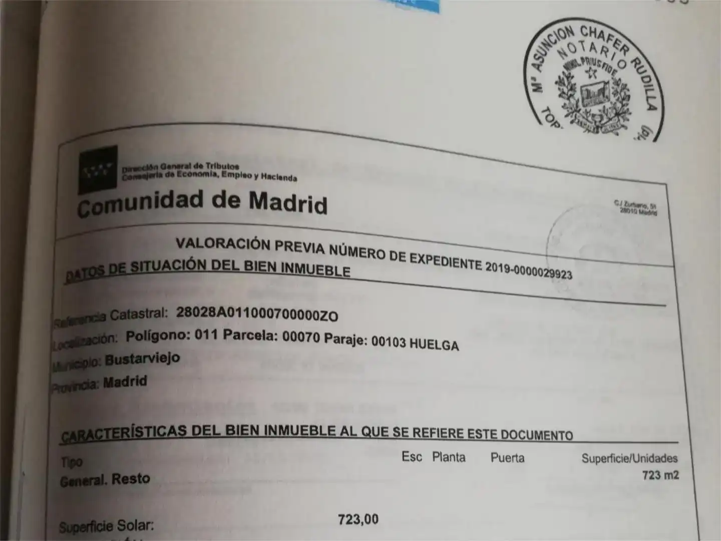 Terreno en venta en Bustarviejo