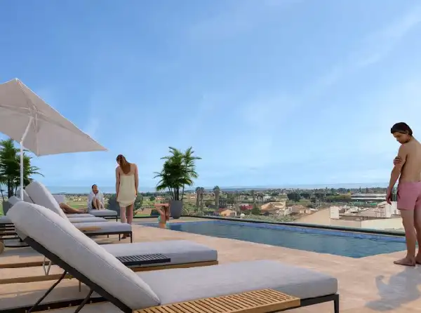 Terrace of Flat for sale in Catral  with Air Conditioner, Swimming Pool and Balcony