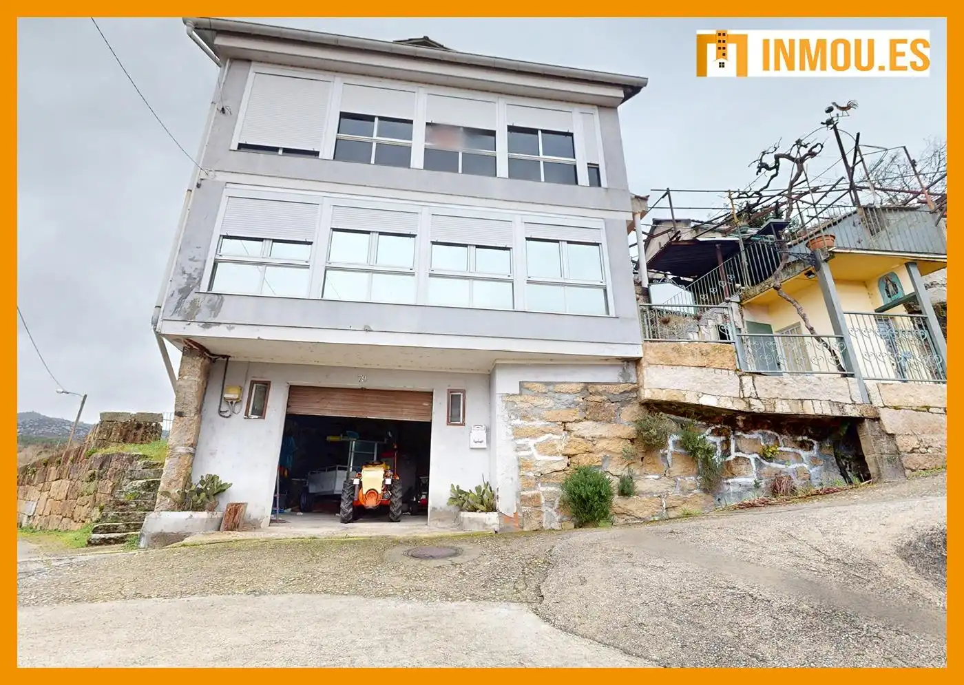 Exterior view of Houses for sale in Carballeda de Avia  with Heating, Private garden and Terrace