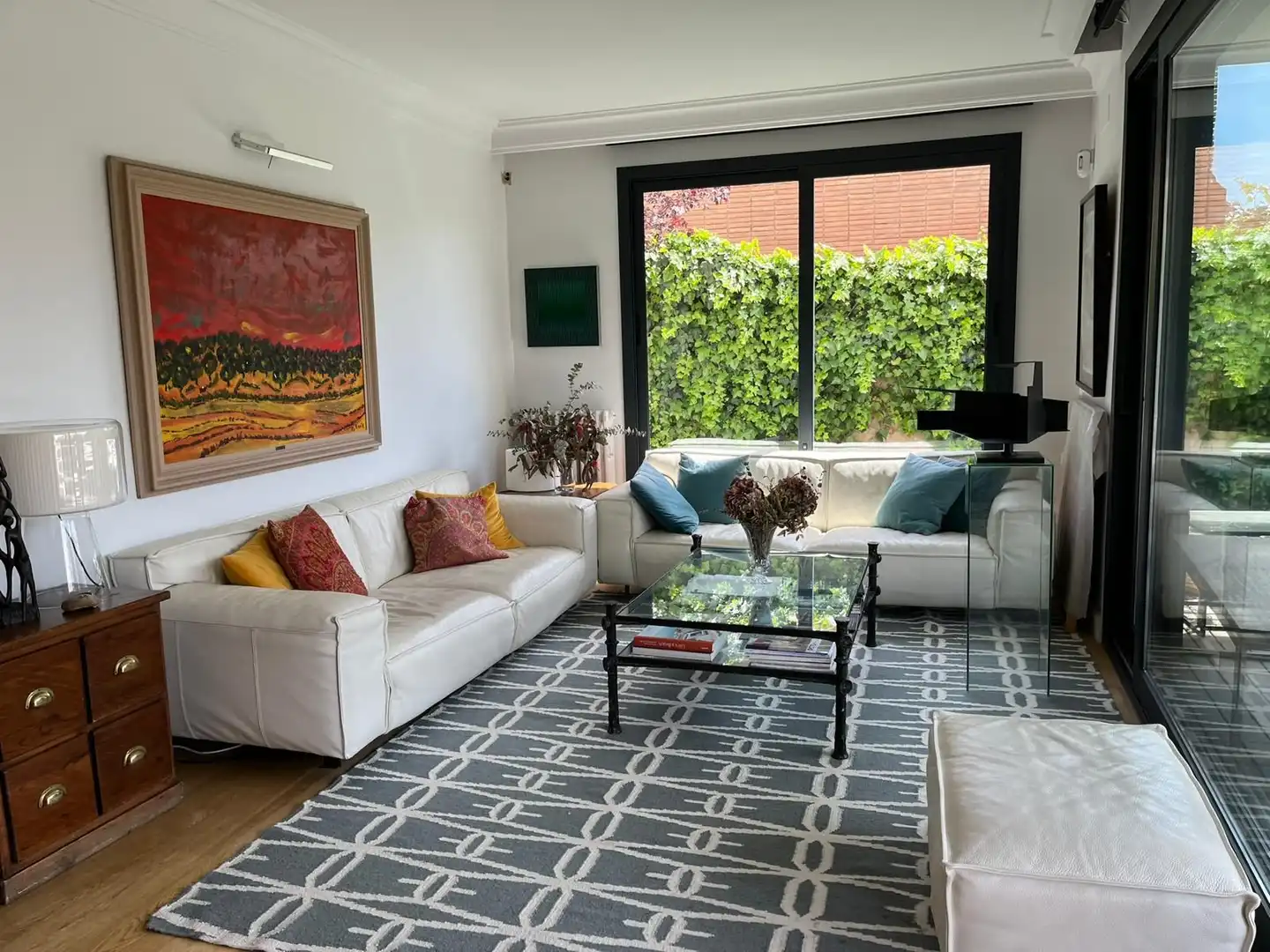 Living room of Houses for rent in Sant Just Desvern  with Air Conditioner, Heating and Terrace