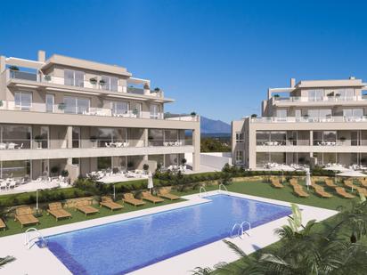 Vista exterior de Apartament en venda en San Roque amb Aire condicionat, Terrassa i Piscina