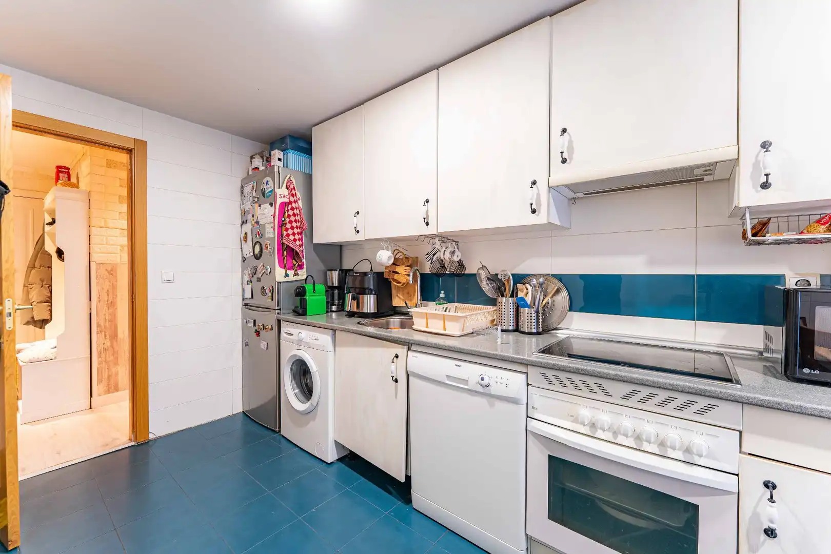 Kitchen of Flat for sale in Humanes de Madrid  with Air Conditioner, Heating and Terrace