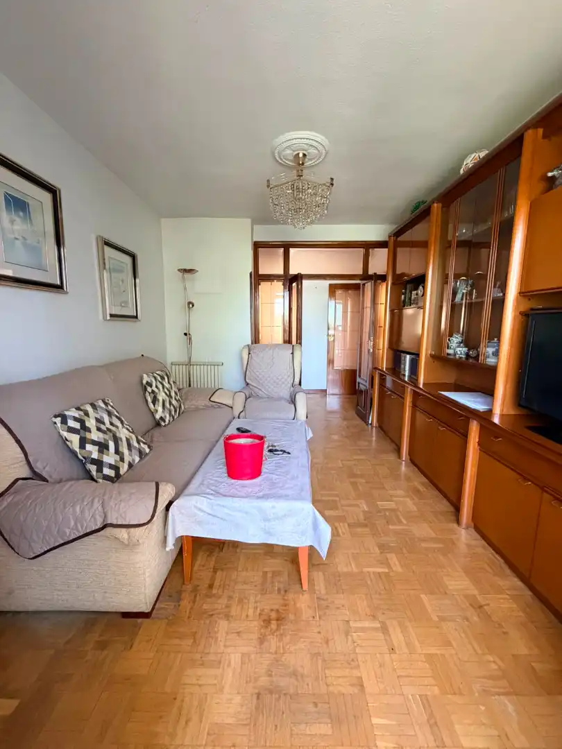 Sala de estar de Piso en venta en Madrid con Amueblado