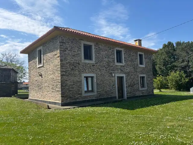 Vista exterior de Casa o xalet de lloguer en Valdoviño amb Moblat, Forn i Rentadora