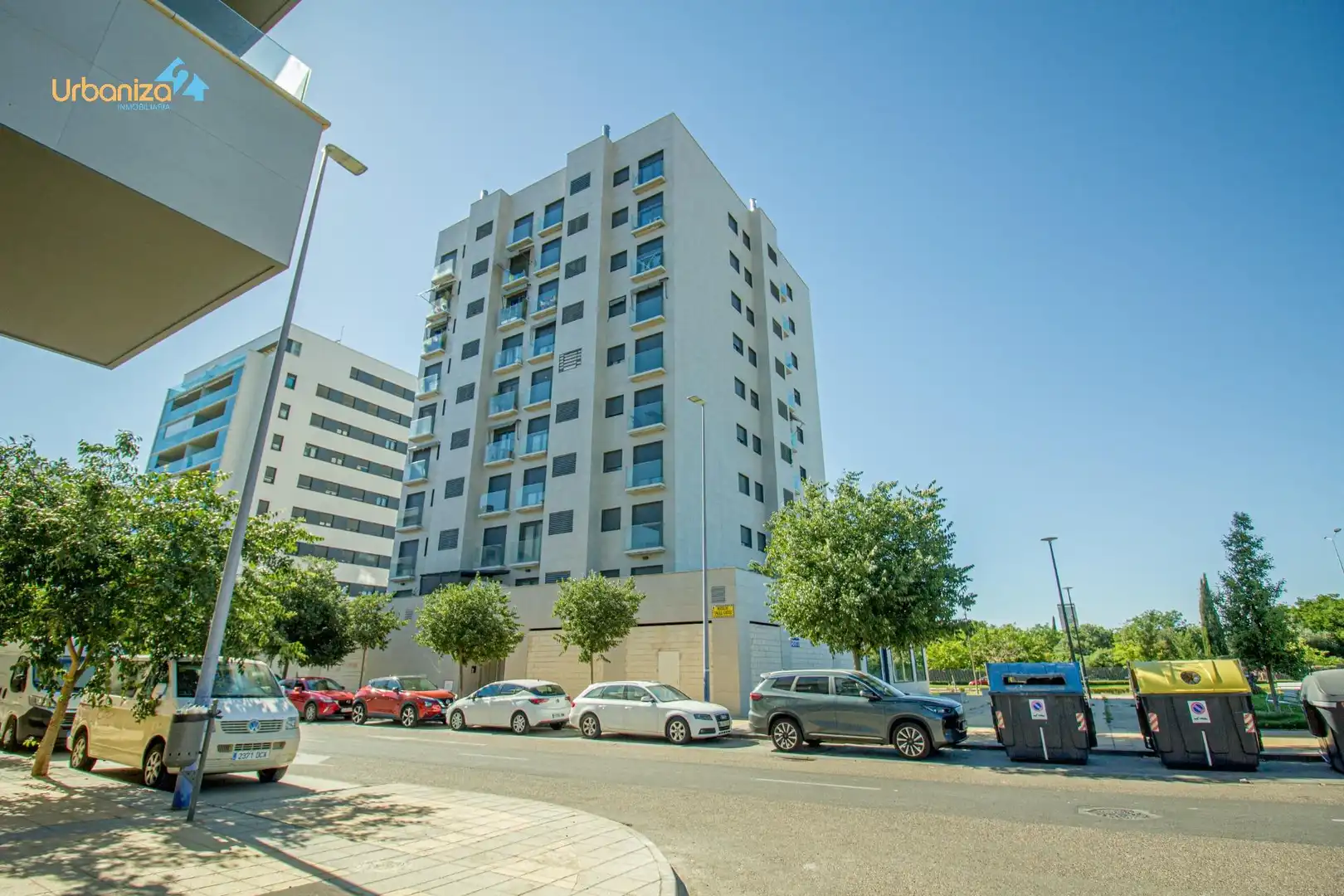 Vista exterior de Apartament de lloguer en Badajoz amb Calefacció, Moblat i Balcó