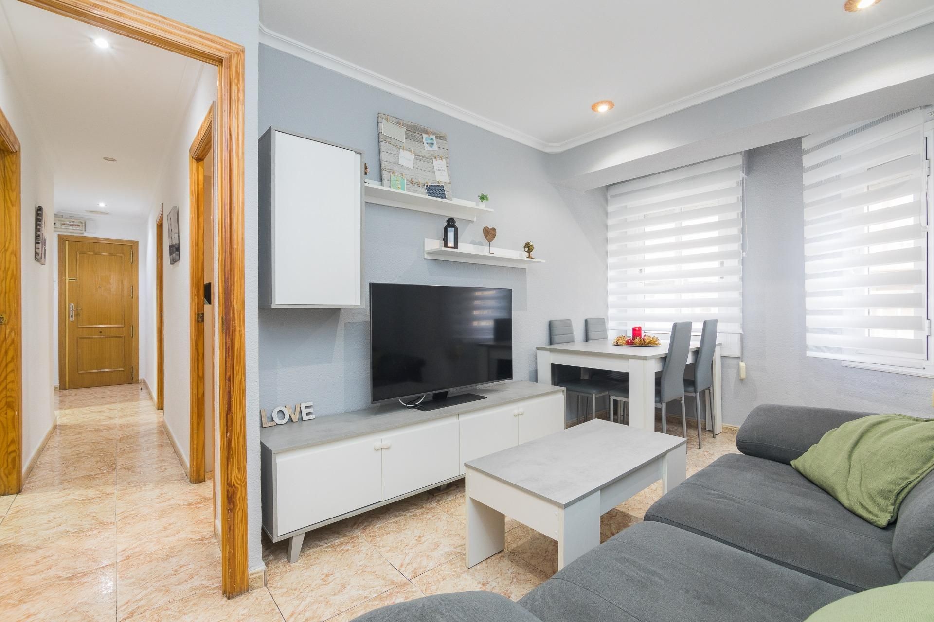 Living room of Flat for sale in Elche / Elx  with Air Conditioner and Balcony