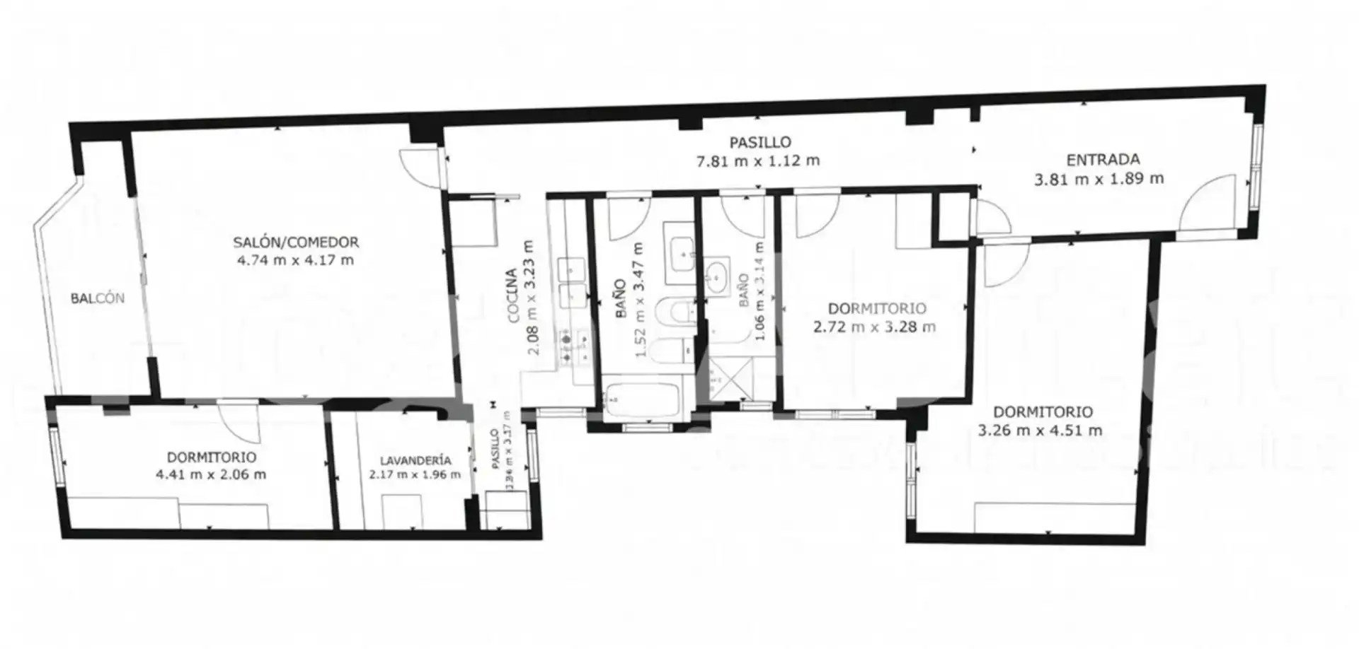 Flat for sale in Burjassot  with Air Conditioner, Heating and Terrace
