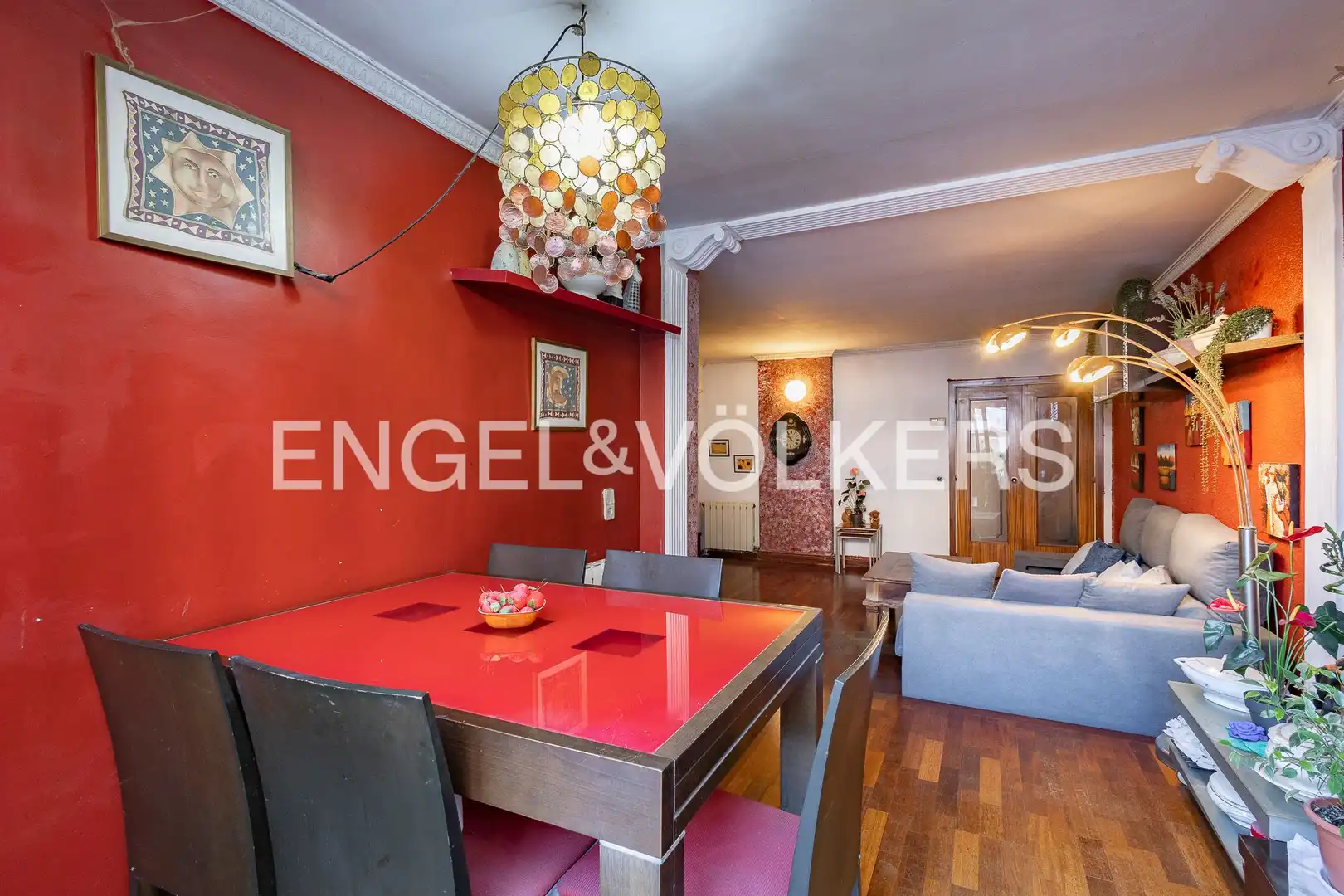 Esszimmer von Wohnung zum Verkauf in Molins de Rei mit Klimaanlage, Heizung und Parkett