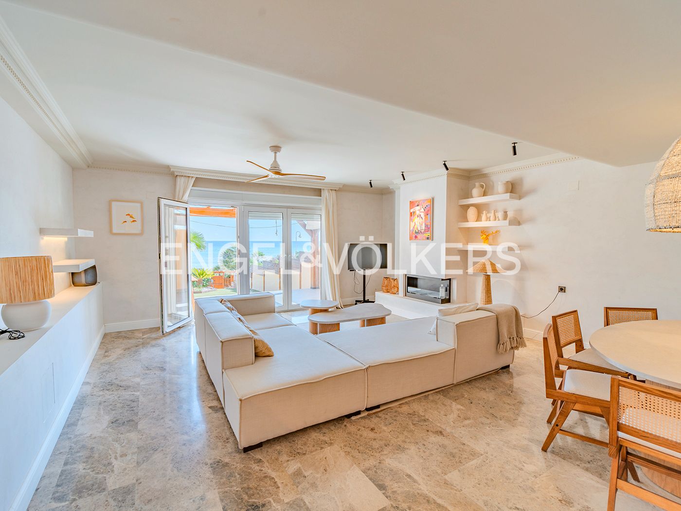 Living room of Single-family semi-detached for sale in El Campello  with Air Conditioner, Heating and Private garden