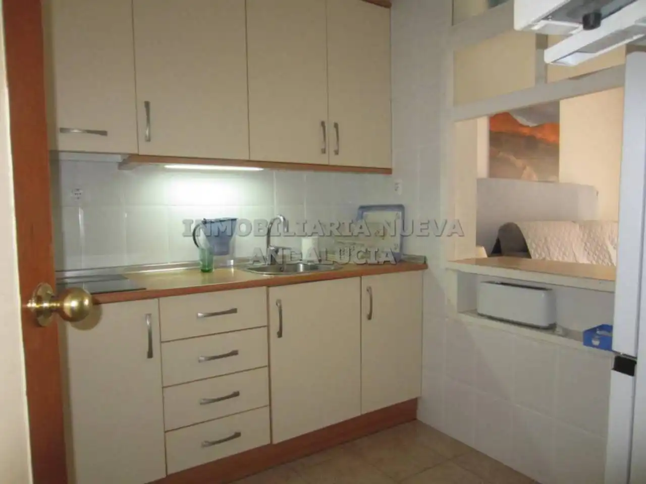 Küche von Wohnung zur Miete in Almería mit Klimaanlage, Terrasse und Möbliert