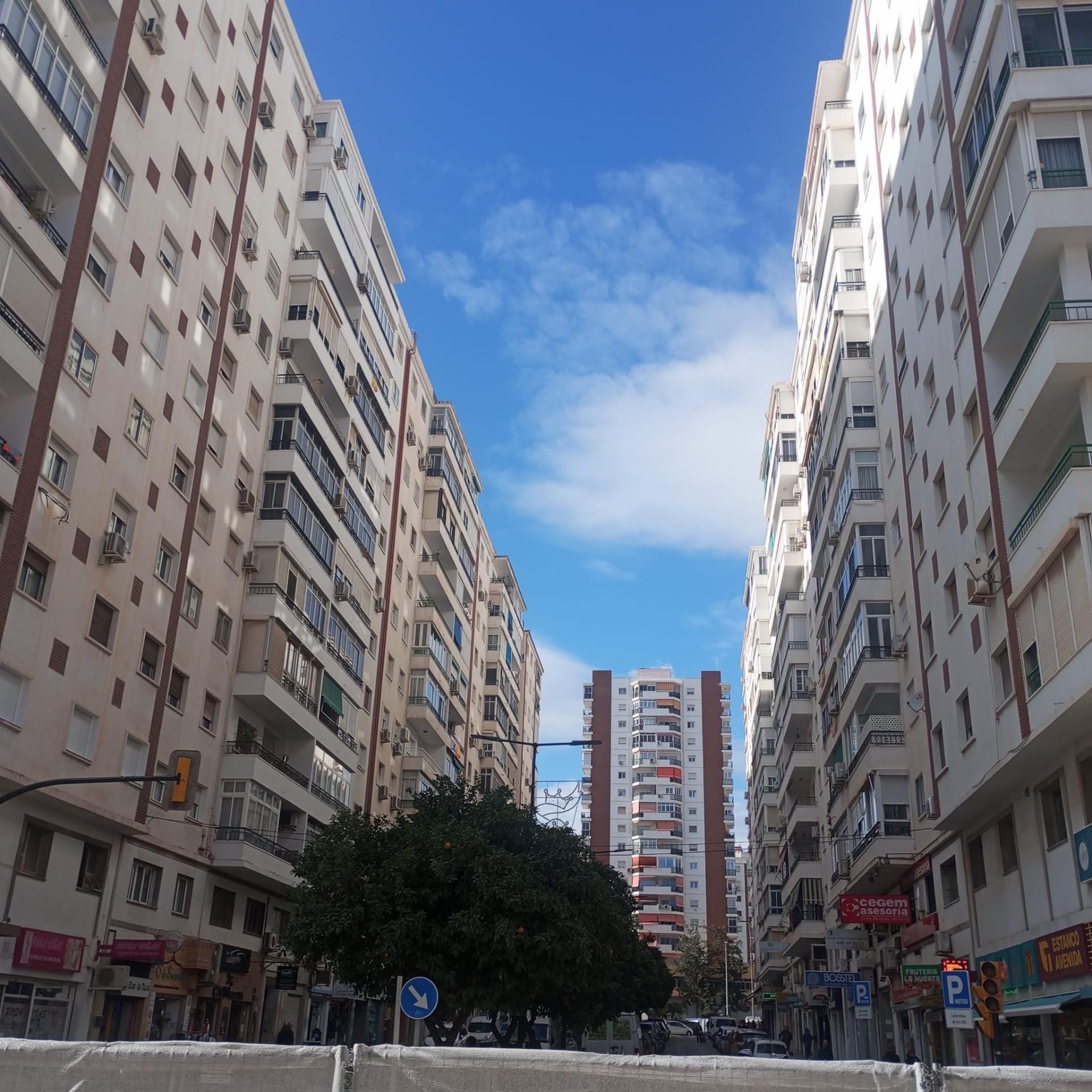 Exterior view of Flat for sale in Málaga Capital  with Air Conditioner and Heating