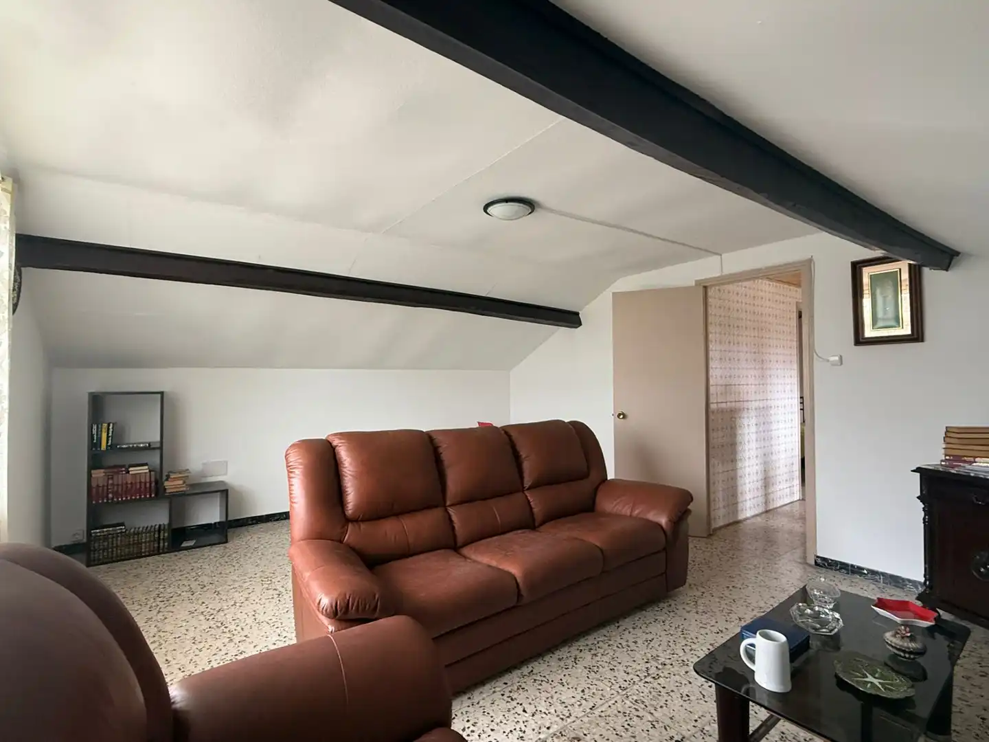 Sala de estar de Casa adosada en venta en Ferrol con Calefacción, Jardín privado y Parquet