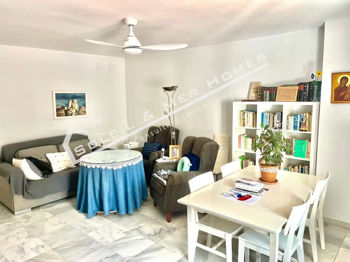 Wohnzimmer von Maisonette zur Miete in El Puerto de Santa María mit Möbliert