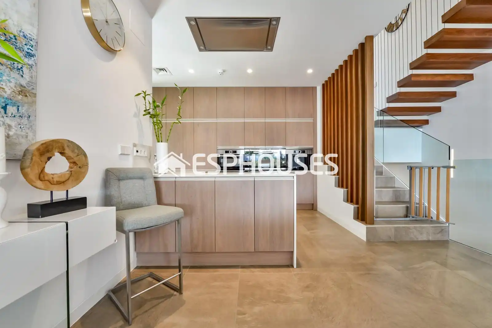 Cocina de Casa o chalet en venta en Finestrat con Aire acondicionado, Calefacción y Piscina