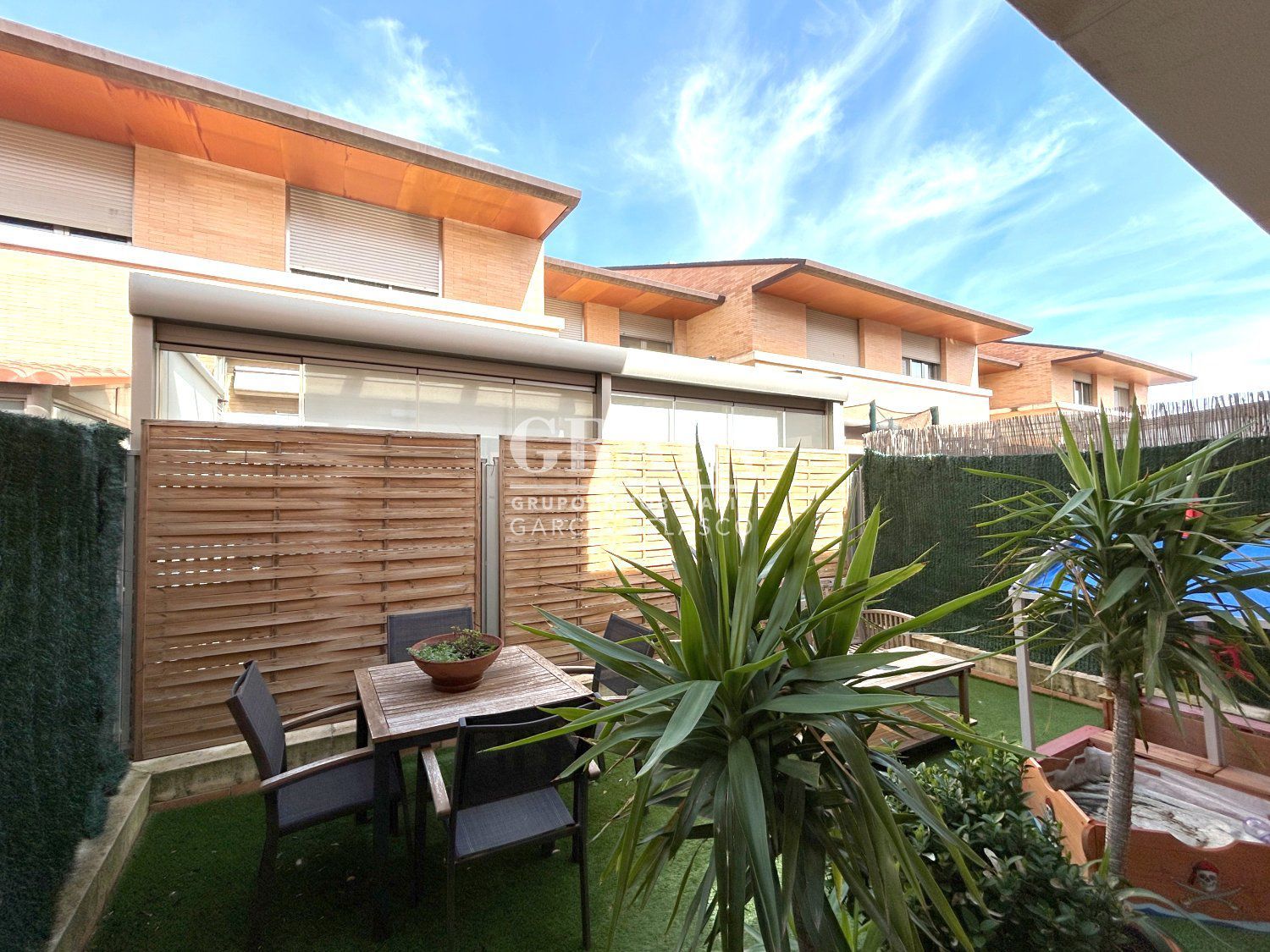 Terrace of Single-family semi-detached for sale in  Albacete Capital  with Air Conditioner, Heating and Parquet flooring