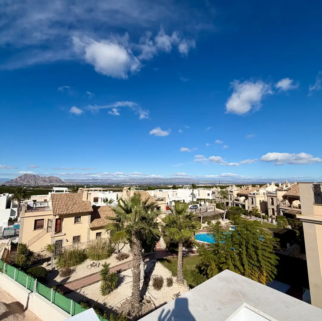 Außenansicht von Wohnungen zum Verkauf in Algorfa mit Klimaanlage, Abstellraum und Balkon