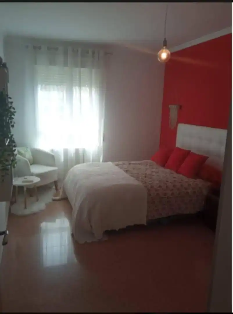 Bedroom of Flat for sale in Caudete  with Air Conditioner and Balcony