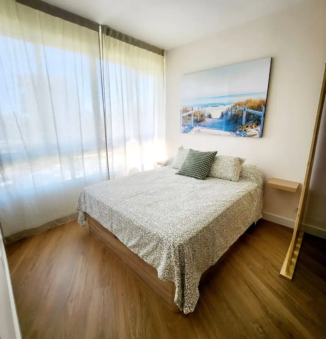 Schlafzimmer von Wohnung zur Miete in Torremolinos mit Möbliert, Haustiere erlaubt und Gemeinschaftspool