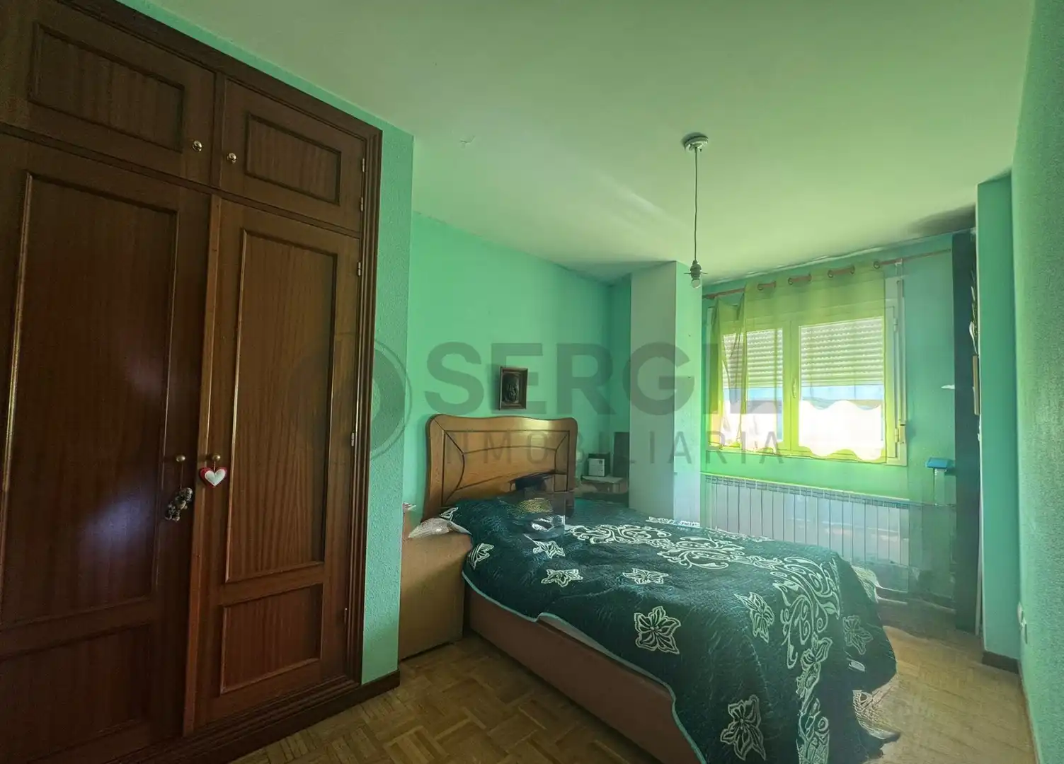 Schlafzimmer von Wohnung zum Verkauf in Palazuelos de Eresma mit Heizung, Abstellraum und Möbliert