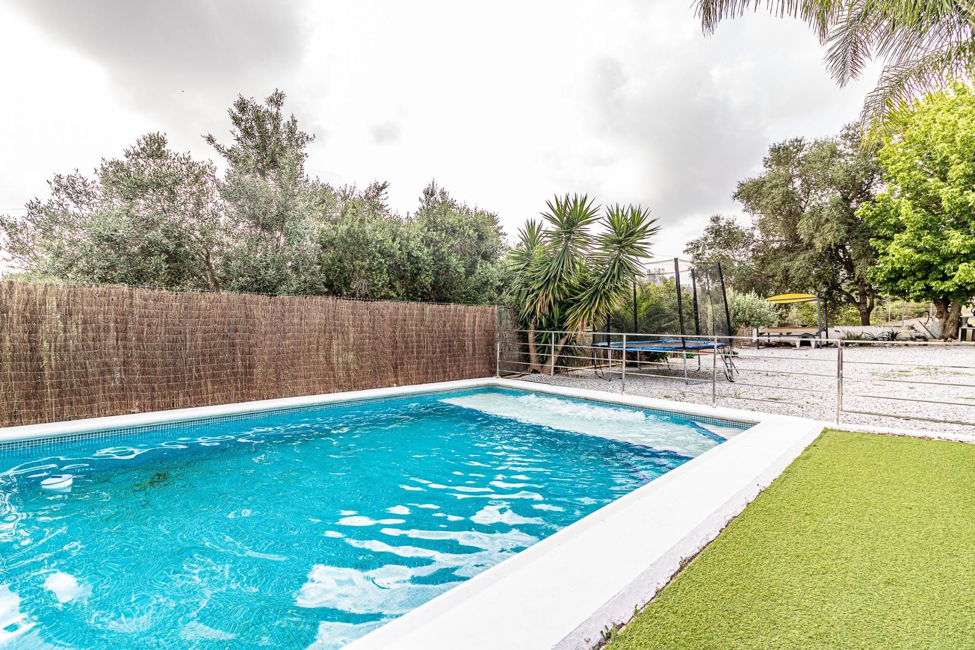 Swimming pool of House or chalet for sale in Alberic  with Air Conditioner, Heating and Private garden