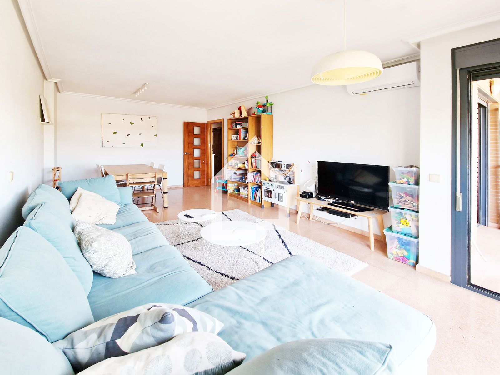 Living room of Flat for sale in San Vicente del Raspeig / Sant Vicent del Raspeig  with Air Conditioner, Terrace and Storage room