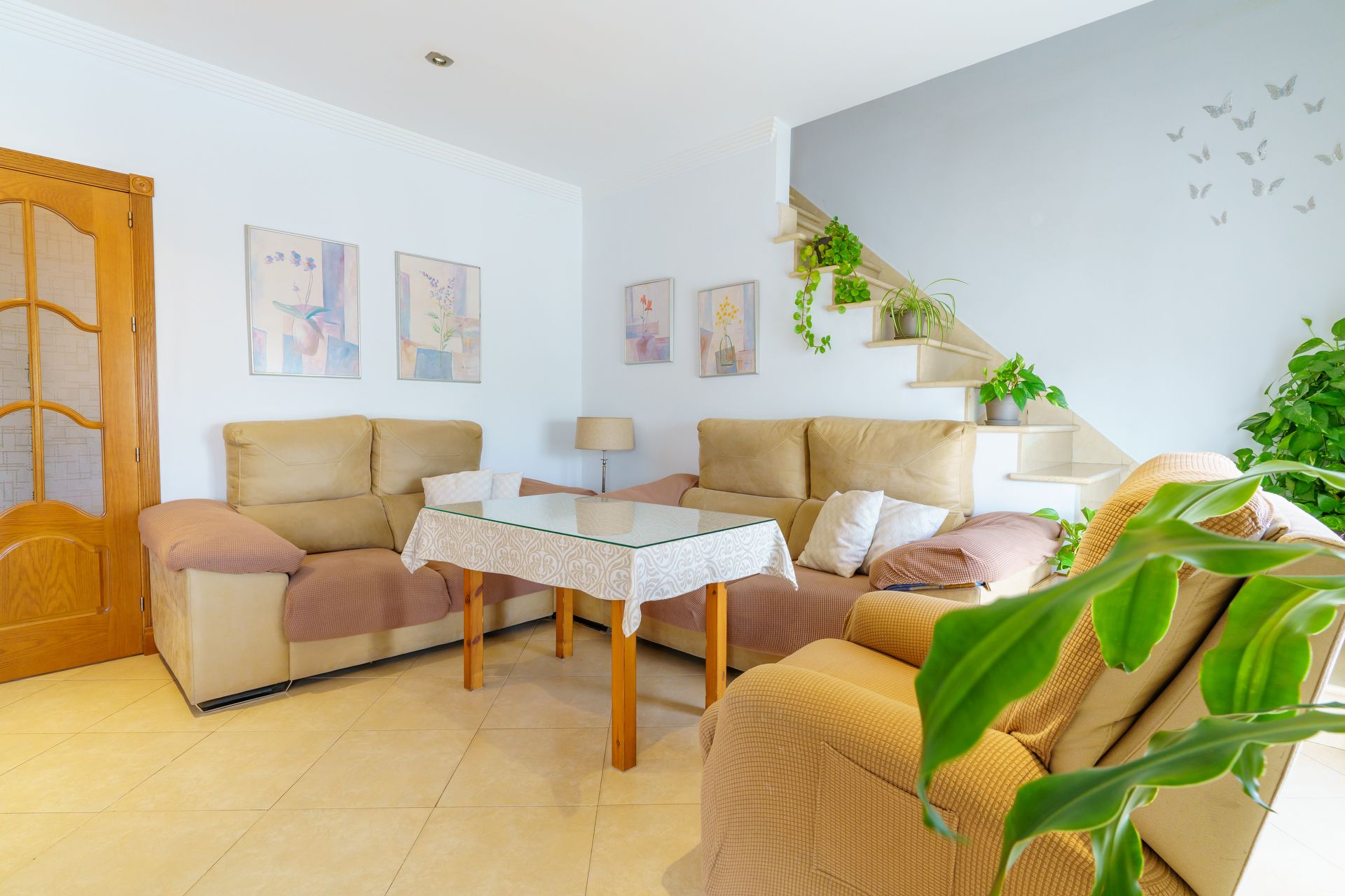 Sala de estar de Dúplex en venta en Isla Cristina con Aire acondicionado, Terraza y Horno