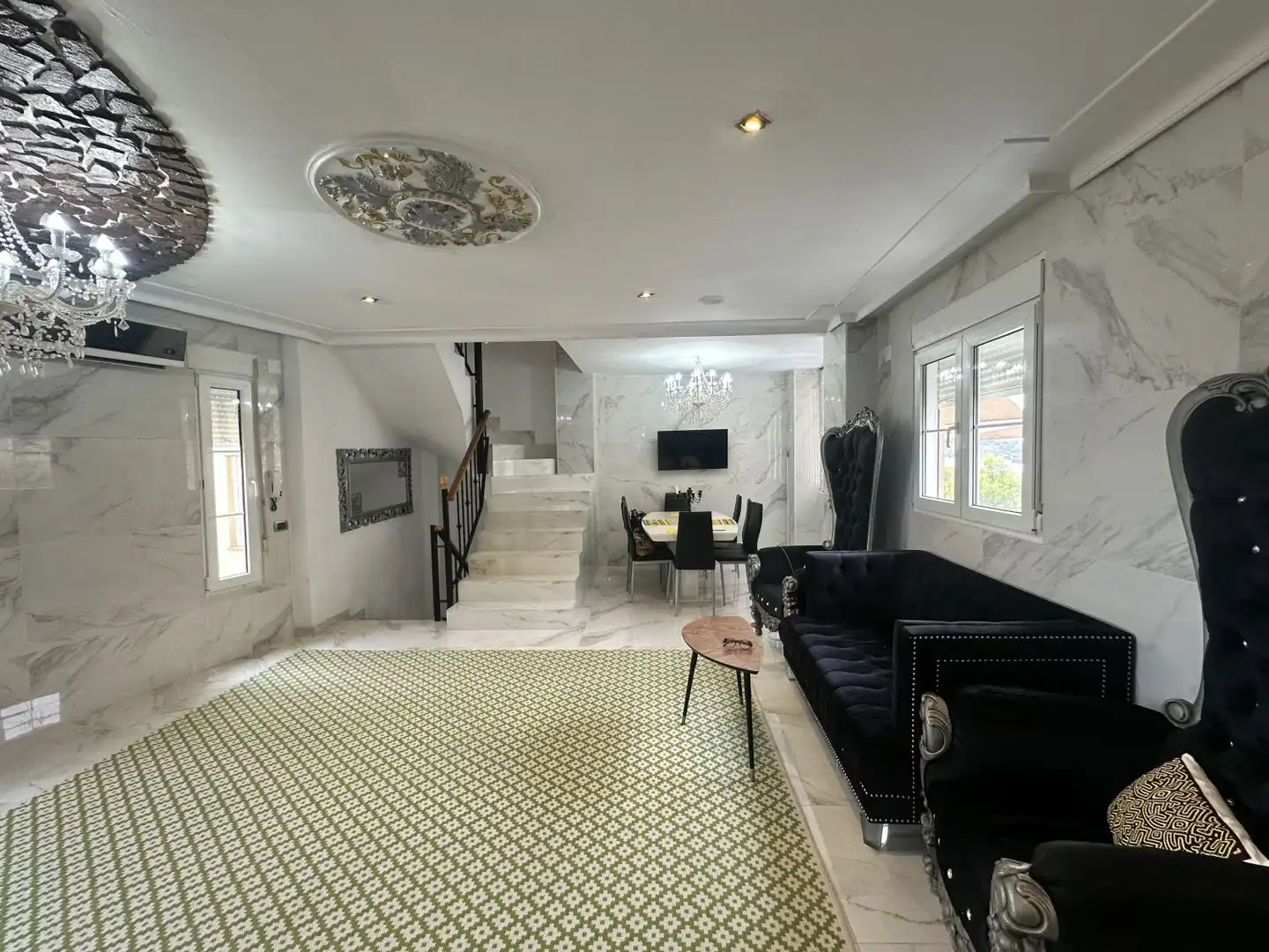 Living room of Detached homes for sale in La Vall d'Uixó  with Air Conditioner, Heating and Storage room