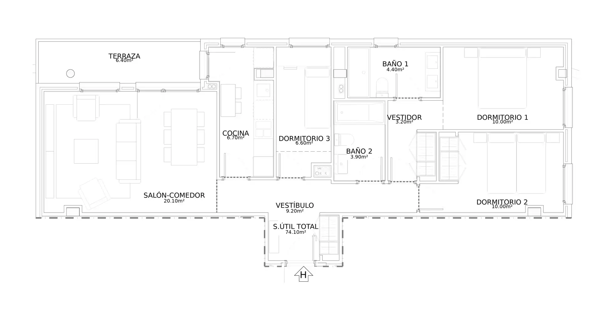 Piso de obra nueva con piscina en venta en CASTILLA LA MANCHA 4, imagen 2