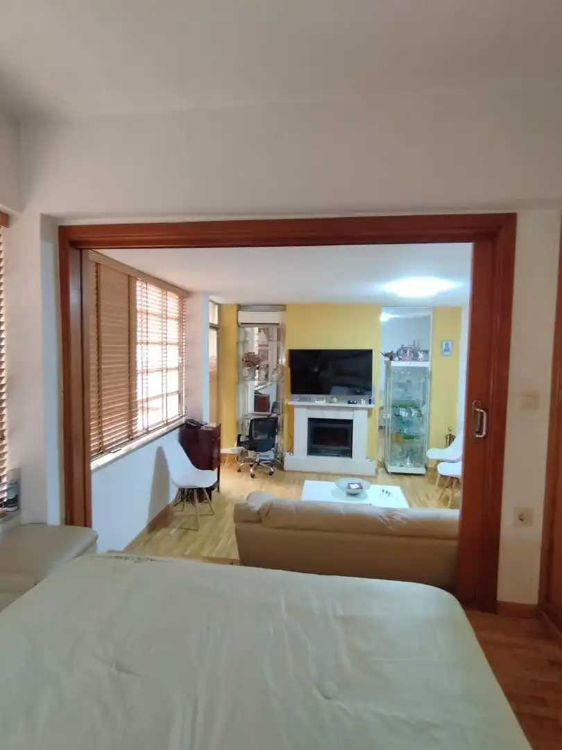 Sala d'estar de Apartament de lloguer en Murcia amb Aire condicionat, Calefacció i Parquet