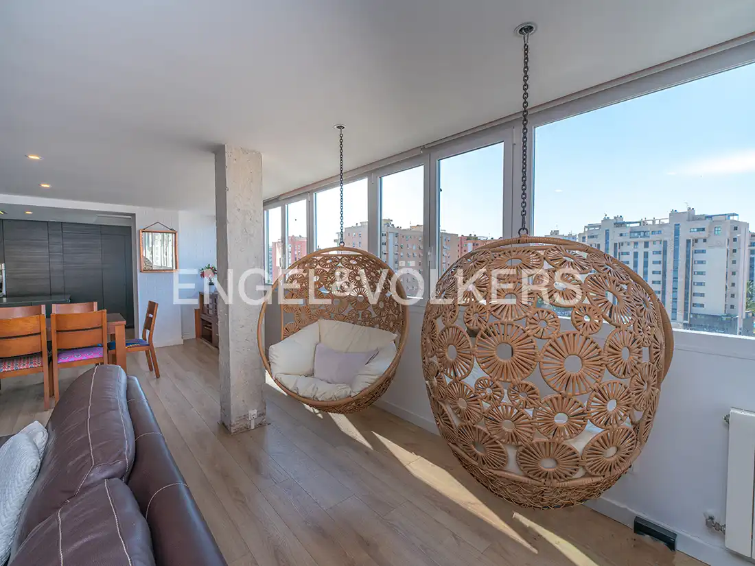 Living room of Attic for rent in Alicante / Alacant  with Air Conditioner, Heating and Terrace
